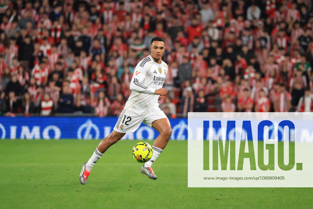 Spain - LaLiga EA sports - Athletic Club vs Real Madrid CF - 03 12 2025 SPAIN, BILBAO, DECEMBRE 03. Trent Alexander-Arnold of Real Madrid during the LaLiga EA Sports football match between Athletic Club and Real Madrid CF, on December 03, 2025 at Estadio de San Mames in Bilbao, Spain. Photo by Manuel Blondeau AOP.Press Bilbao Estadio de San Mames Basque Country Spain