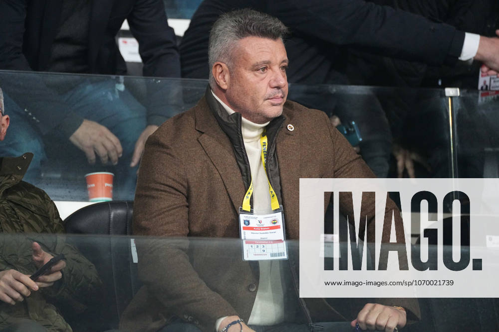 President Sadettin Saran of Fenerbahce SK reacts during the Trendyol Turkish Super League match between Rams Basaksehir FK and Fenerbahce SK at Basaksehir Fatih Terim Stadium on December 6, 2025 in Istanbul, Turkey. Istanbul Basaksehir Turkey