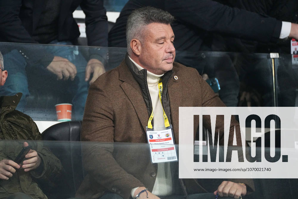 President Sadettin Saran of Fenerbahce SK reacts during the Trendyol Turkish Super League match between Rams Basaksehir FK and Fenerbahce SK at Basaksehir Fatih Terim Stadium on December 6, 2025 in Istanbul, Turkey. Istanbul Basaksehir Turkey