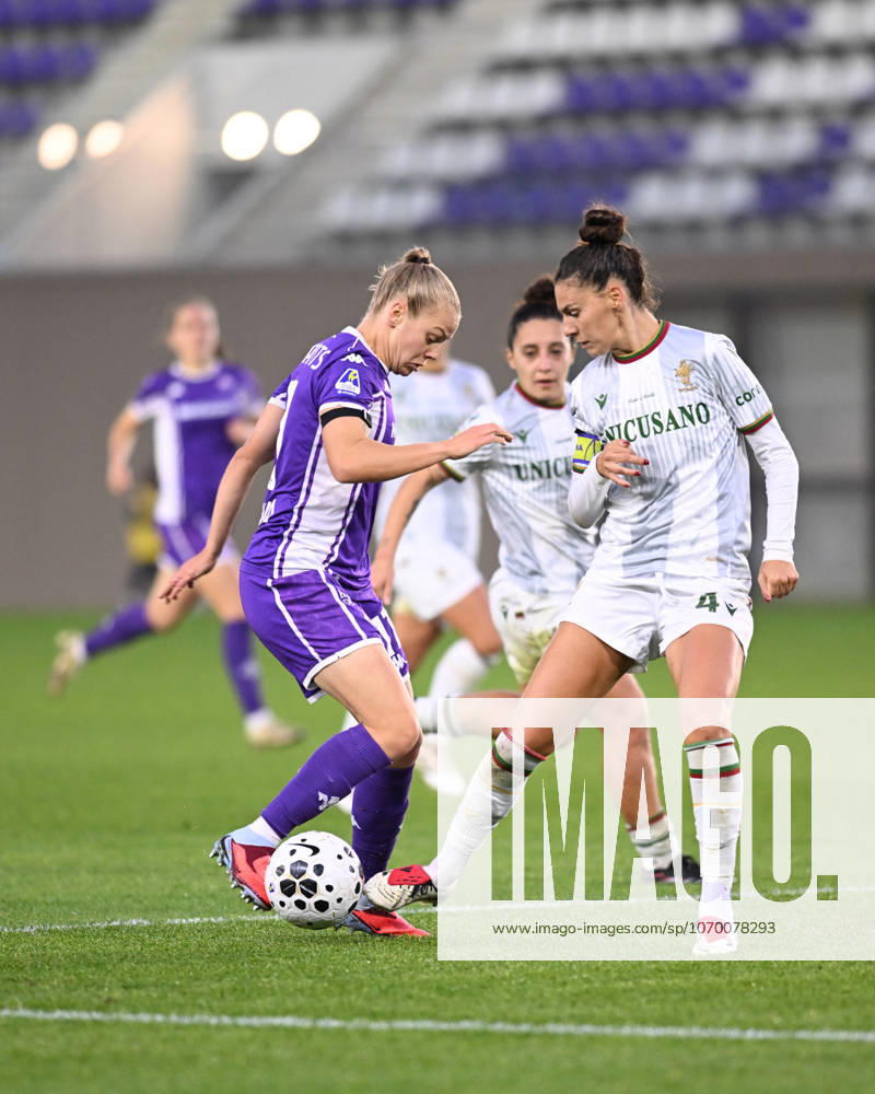 CALCIO - Serie A Femminile - ACF Fiorentina vs Ternana Women Wijnants Sarah (Fiorentina) against Pacioni Eleonora (Ternana) during ACF Fiorentina vs Ternana Women, Italian football Serie A Women match in Bagno a Ripoli (FI), Italy, December 07 2025 Bagno a Ripoli (FI) Italy