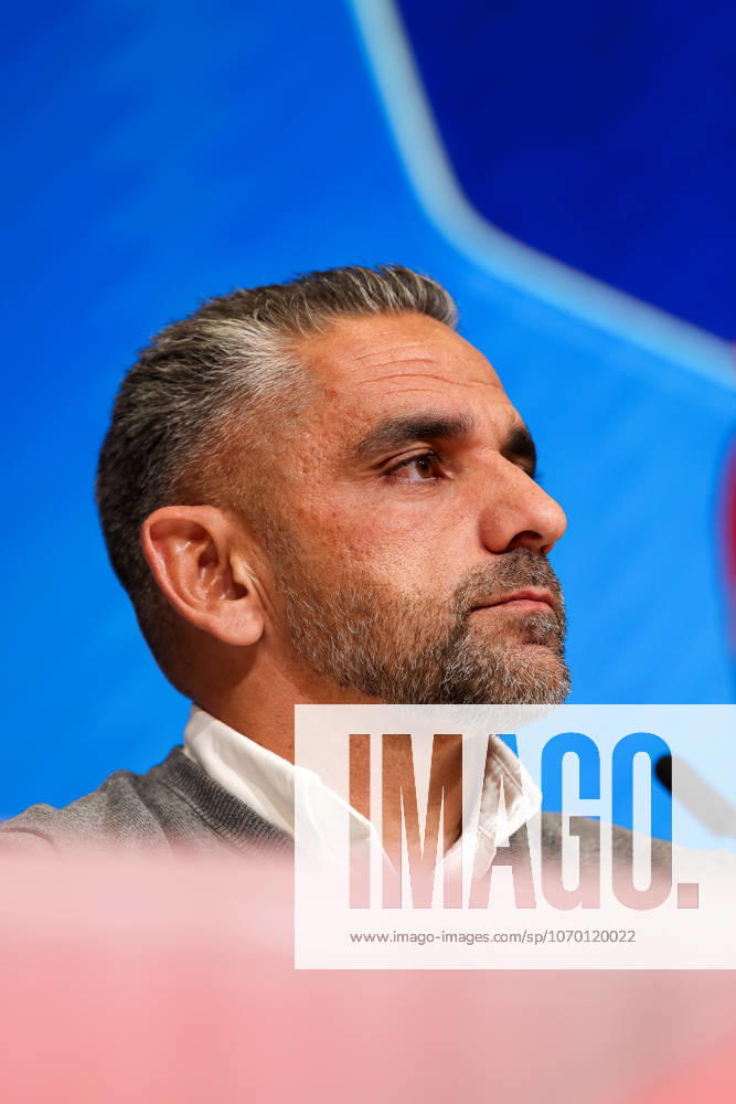 Rui Borges Sporting Lisbon, Head coach at the press conference, GER, International press conference, Sporting Lisbon, Football, UEFA Champions League, League phase, Matchday 6, 2025 2026 season, 08 12 2025, GER, International press conference, Sporting Lisbon, Football, UEFA Champions League, League phase, Matchday 6, 2025 2026 season, 08 12 2025 Munich