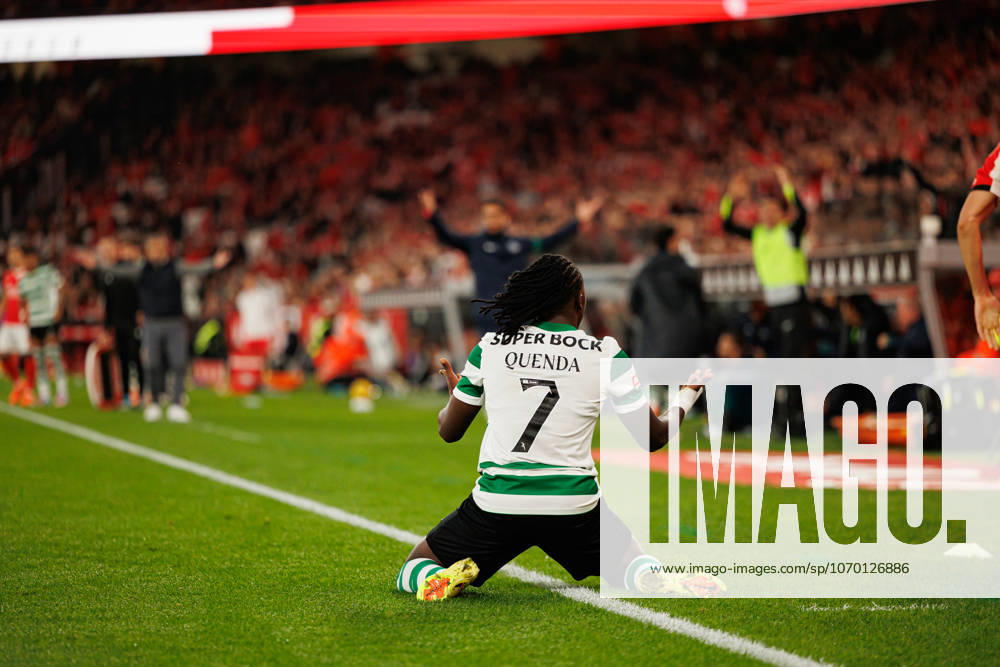 Geovany Quenda seen during Liga Portugal game between SL Benfica and Sporting CP (Maciej Rogowski Ball Raw Images) Lisbon Estadio da Luz Portugal
