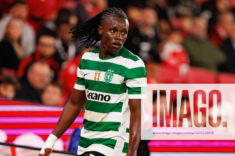 Geovany Quenda seen during Liga Portugal game between SL Benfica and Sporting CP (Maciej Rogowski Ball Raw Images) Lisbon Estadio da Luz Portugal