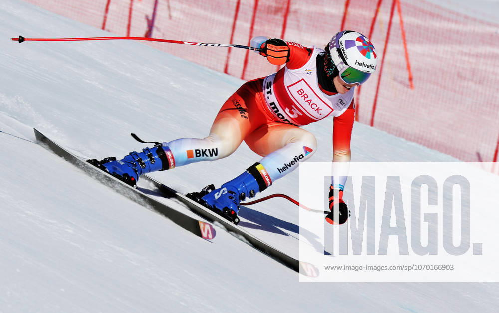 ALPINE SKIING - FIS WC St. Moritz SANKT MORITZ,SWITZERLAND,10.DEC.25 - ALPINE SKIING - FIS World Cup, downhill, training, ladies. Image shows Michelle Gisin (SUI).. GEPAxpictures xMatthiasxHauer