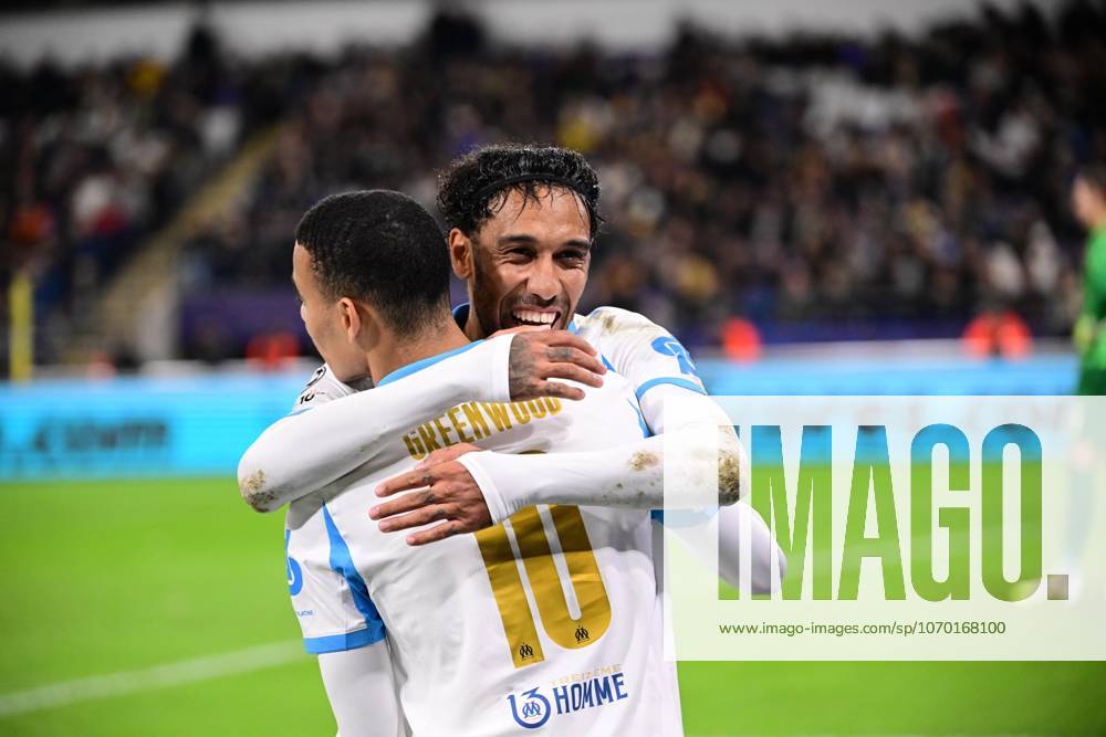Greenwood mason aubameyang pierre emerick FOOT CHAMPIONS LEAGUE 2025 UNION ST GILLOISE MARSEILLE 2 3 LOTTO PARK ANDERLECHT BELGIUM 09 12 2025 AUTISSIER JEAN BAPTISTE joie du 1 2, 41 L 10 12 2025 une regionale et petite une nationale ANDERLECHT LOTTO PARK Belgique GermanyxJapanxUKxFrancexBelgiumxOUT