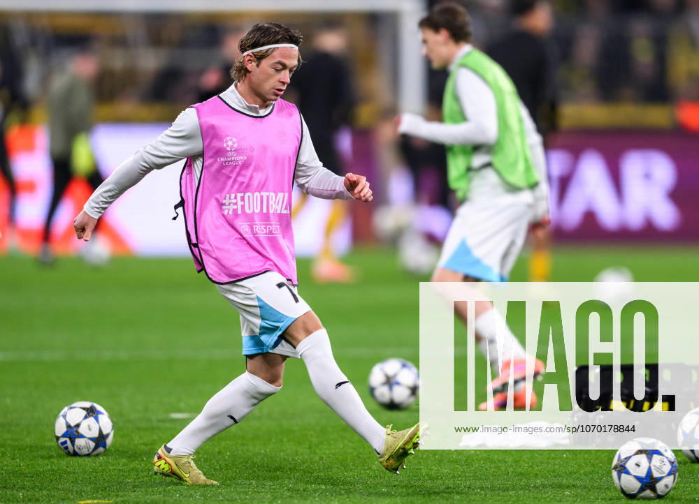 Patrick Berg of Bodo Glimt ahead of the UEFA Champions League football match between Borussia Dortmund and Bodo Glimt on December 10, 2025 in Dortmund Photo Marius Simensen BILDBYRAN COP 238 MM0052 bbeng football fotball soccer uefa champions league mesterligaen bodo glimt borussia dortmund