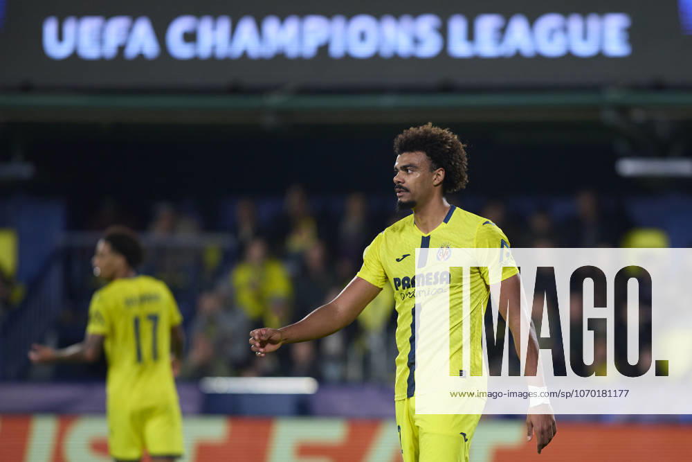 Villarreal CF v F.C. Copenhagen - UEFA Champions League 2025 26 League Phase MD6 VILLARREAL, SPAIN - DECEMBER 10: Renato Veiga of Villarreal CF looks on during the UEFA Champions League 2025 26 League Phase MD6 match between Villarreal CF and F.C. Copenhagen at Estadio de la Ceramica on December 10, 2025 in Villarreal, Spain. (Photo by Jose Torres Photo Players Images Magara Press) Villarreal Estadio de la Ceramica Spain