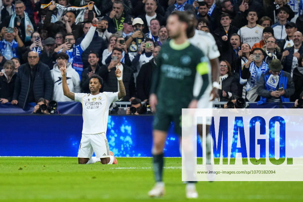 ESP: Real Madrid CF - Manchester City. UEFA Champions League. Matchday 6. Rodrygo of Real Madrid CF during the UEFA Champions League match, between Real Madrid CF and Manchester City, Santiago Bernabeu Stadium on December 10 2025 in Madrid, Spain. kpng