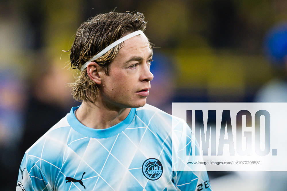 Patrick Berg of Bodo Glimt ahead of the UEFA Champions League football match between Borussia Dortmund and Bodo Glimt on December 10, 2025 in Dortmund Photo Marius Simensen BILDBYRAN Cop 238 MM0052 bbeng bodo glimt borussia dortmund football fotball fotboll mesterligaen soccer uefa champions league