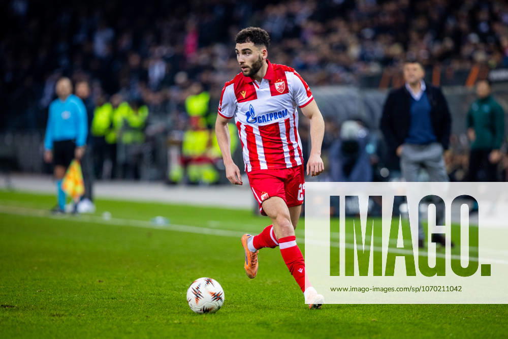 STURM GRAZ - CRVENA ZVEZDA Nayair Tiknizyan of Crvena Zvezda during the league phase of UEFA Europa league football match between SK Sturm Graz and FK Crvena Zvezda Belgrade. Graz, Austria, December 11, 2025. Photo by Branislav Racko