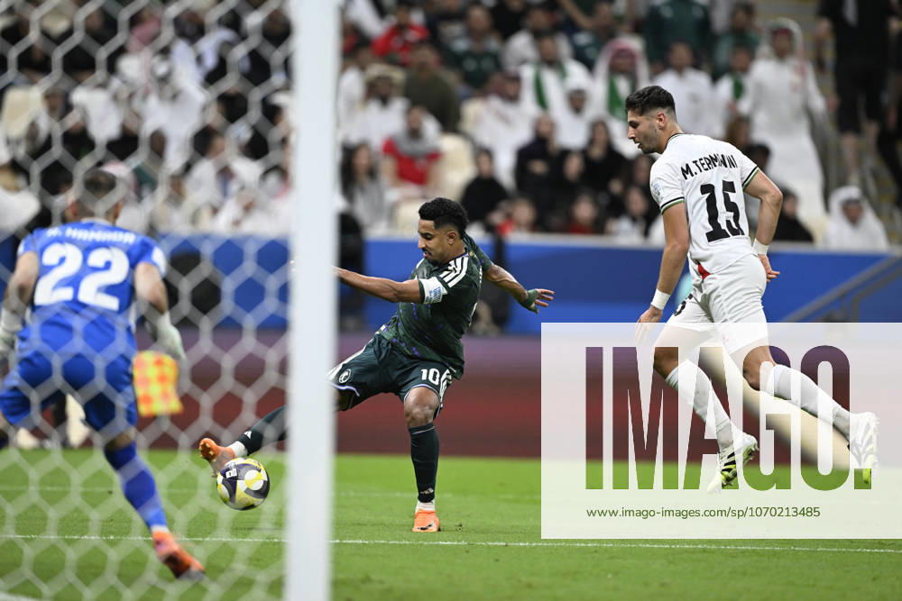 Palestine v Saudi Arabia - 2025 FIFA Arab Cup LUSAIL, QATAR - DECEMBER 11: Salem Al Dawsari of Saudi Arabia in action during their 2025 FIFA Arab Cup quarterfinal match between Palestine and Saudi Arabia at Lusail Stadium in Lusail, Qatar on December 11, 2025. Stringer Anadolu Lusail Qatar. Editorial use only. Please get in touch for any other usage.