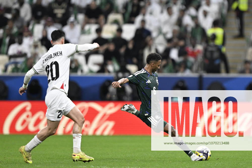 Palestine v Saudi Arabia - 2025 FIFA Arab Cup LUSAIL, QATAR - DECEMBER 11: Nasser Al Dawsari of Saudi Arabia in action during their 2025 FIFA Arab Cup quarterfinal match between Palestine and Saudi Arabia at Lusail Stadium in Lusail, Qatar on December 11, 2025. Stringer Anadolu Lusail Qatar. Editorial use only. Please get in touch for any other usage.