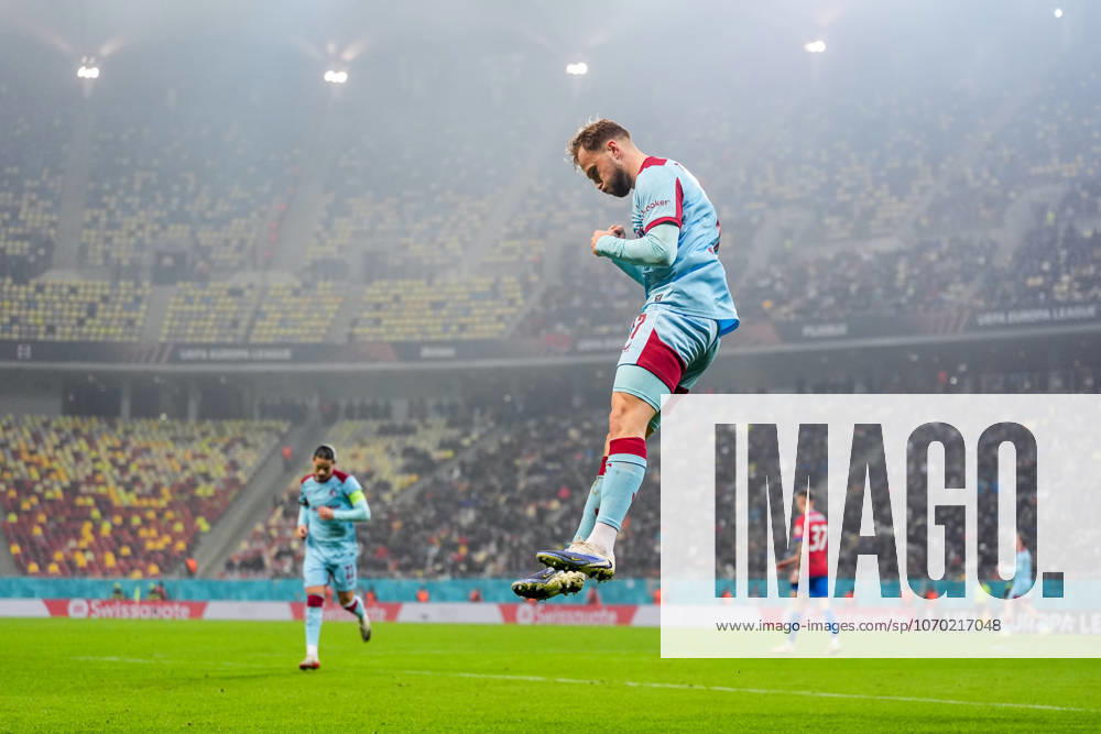 UEFA Europa League: Fotbal Club FCSB v Feyenoord Bucharest - Casper Tengstedt of Feyenoord during the sixth match of the UEFA Europa League 2025 2026. The match is set between Fotbal Club FCSB and Feyenoord at Arena Nationala on 11 December 2025 in Bucharest, Romania.