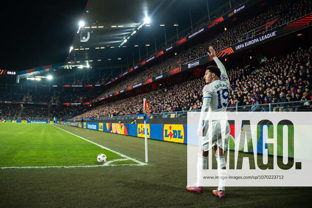 Jadon Sancho (19 Aston Villa) during the UEFA Europa League match between FC Basel 1893 and Aston Villa at St. Jakob-Park, Basel, Switzerland.