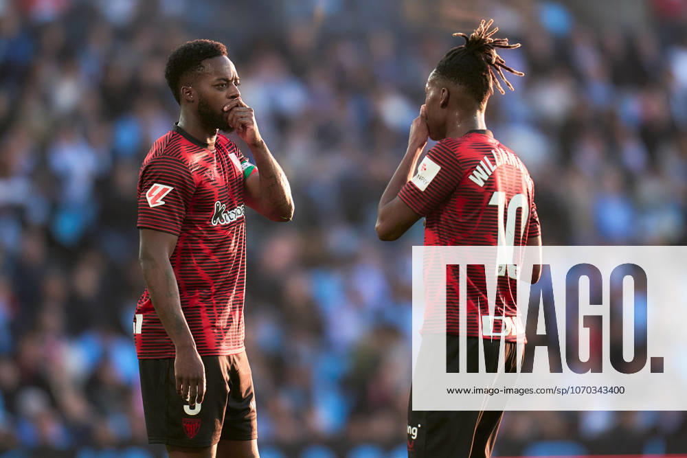 ESP: RC Celta and Athletic Club. La Liga EA Sports. Date 16 Nico Williams and Inaki Williiams of Athletic de Bilbao during the La Liga EA Sports match between RC Celta and Athletic Club played at Abanca Balaidos Stadium on December 14, 2025 in Vigo, Spain. kpng