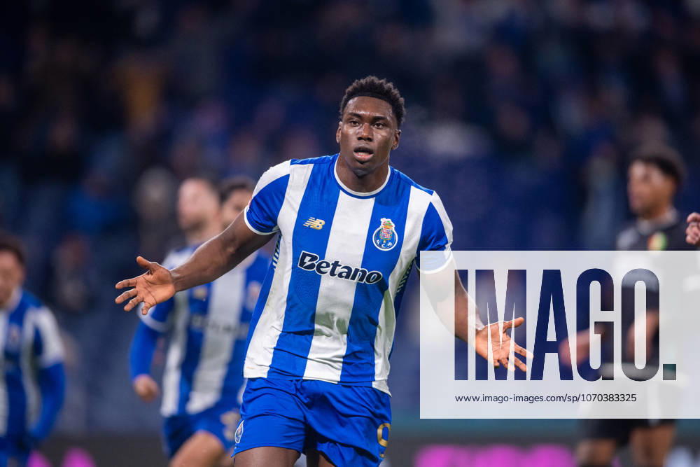 FC Porto v CF Estrela da Amadora - Primeira Liga In Lisbon, Portugal, on December 15, 2025, Samu Aghehowa from FC Porto celebrates his goal during the Liga Portugal Betclic 2025 26 match between FC Porto and CF Estrela da Amadora at Estadio do Dragao in Porto, Portugal. Porto Porto Portugal