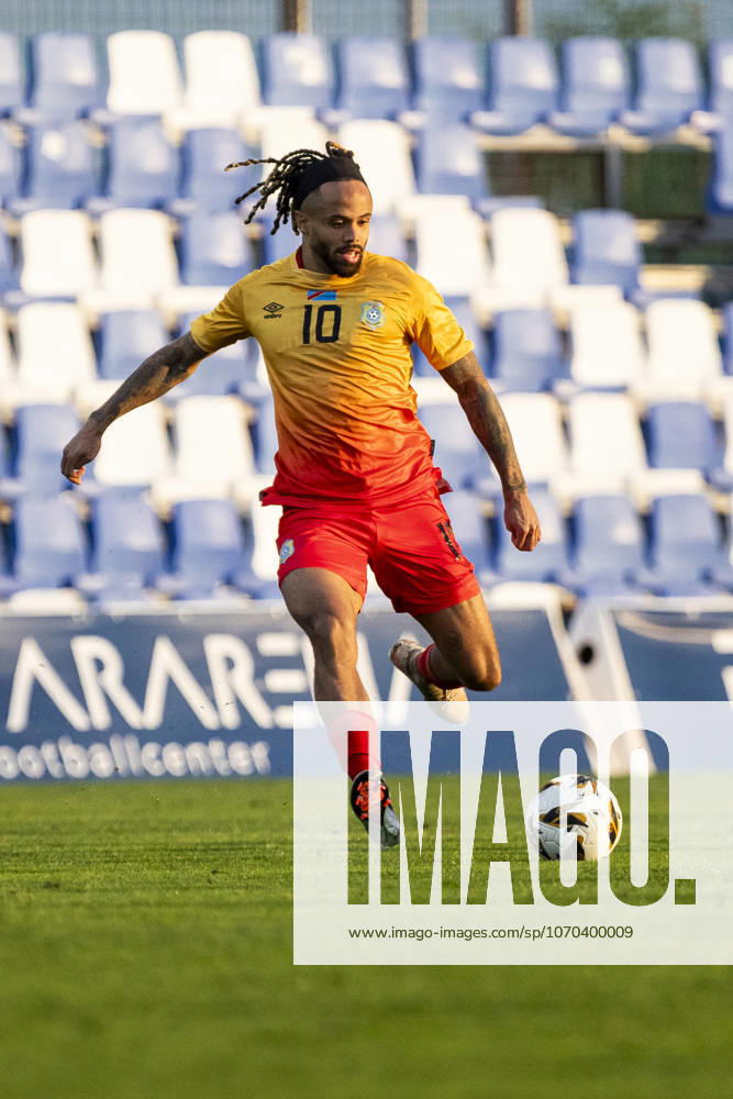 DR CONGO vs ZAMBIA, International Friendly, Länderspiel, Nationalmannschaft match THEO BONGONDA, midfielder for the DR Congo national team, Nationalteam during the match, DR CONGO vs ZAMBIA, international friendly match, AFCON preparation, Pinatar Arena Football Center, San Pedro del Pinatar, Region of Murcia, Spain, December 16, 2025. San Pedro del Pinatar Pinatar Arena Football Center Region de Murcia Spain