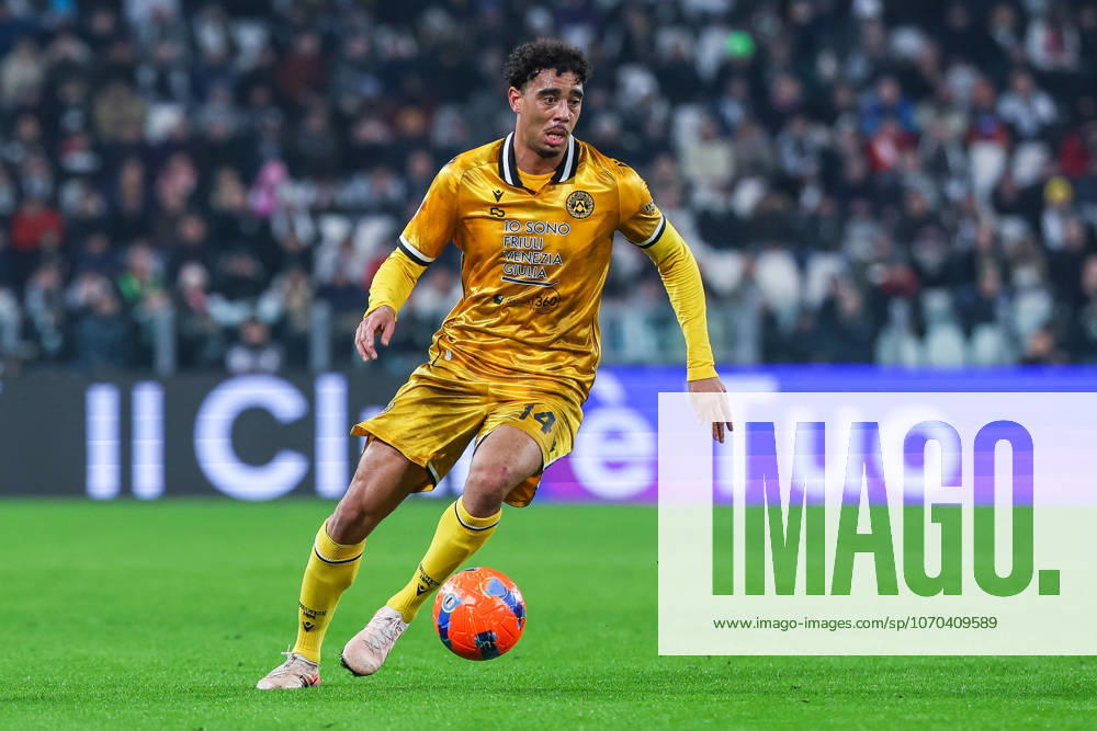 Arthur Atta of Udinese Calcio seen in action during Coppa Italia 2025 26 football match between Juventus FC and Udinese Calcio at Allianz Stadium in Turin Italy on 02 December 2025. Turin Allianz Stadium Turin Italy