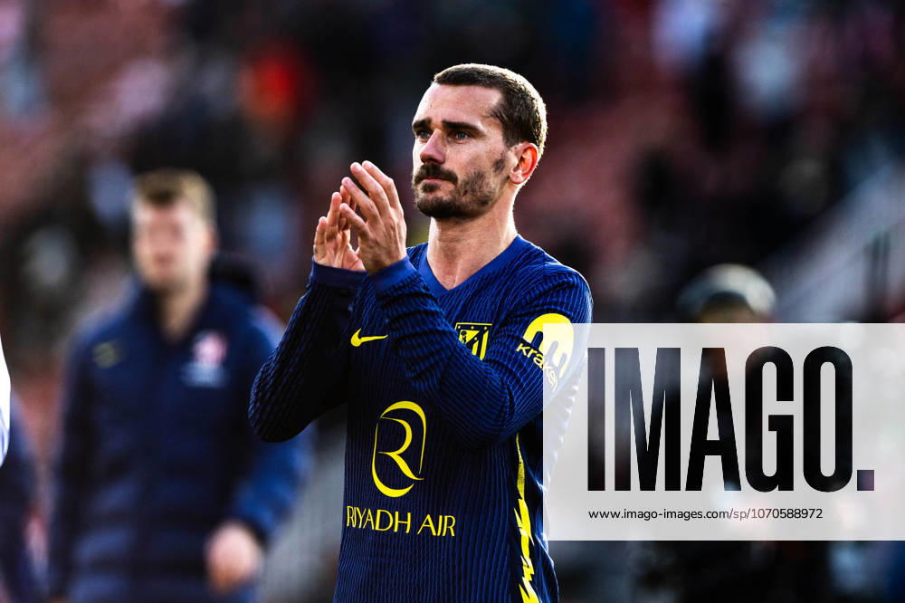Antoine Griezmann seen in action during LALIGA EA SPORTS round 17 match between Girona FC and Atletico de Madrid at Estadi Montilivi Barcelona Spain - ZUMAs316 20251221_znp_s316_075