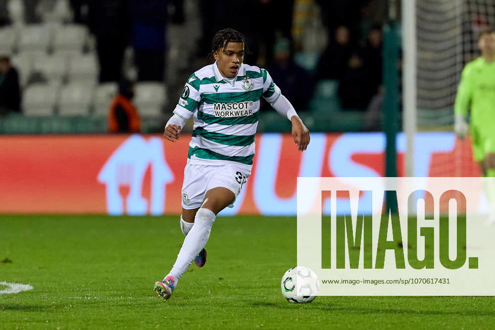 Victor Ozhianvuna of Shamrock Rovers is in action during the UEFA Conference League league phase match-day 6 match between Shamrock Rovers FC and Hamrun Spartans FC at the Tallaght Stadium, Dublin, Ireland on 18 December 2025. UEFA Conference League - Samrock Rovers FC v Hamrun Spartans FC