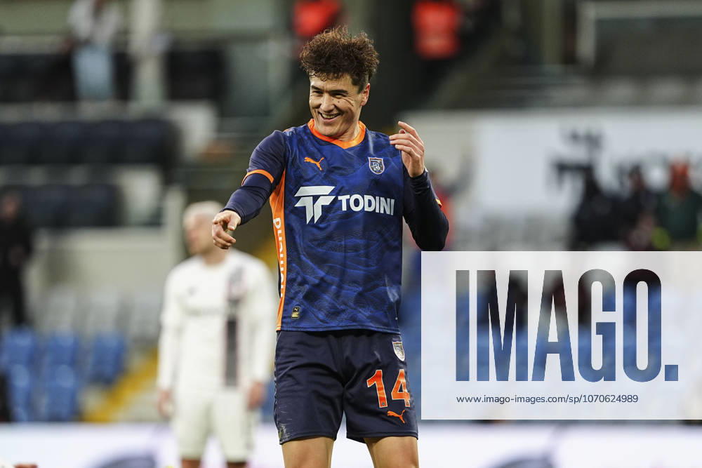 RAMS Basaksehir v Gaziantep FK - Turkish Super Lig ISTANBUL, TURKIYE - DECEMBER 22: Eldor Shomurodov (14) of RAMS Basaksehir celebrates after scoring a goal during the Turkish Super Lig week 17 football match between RAMS Basaksehir and Gaziantep FK at Basaksehir Fatih Terim Stadium in Istanbul, Turkiye on December 22, 2025. Agit Erdi Ulukaya Anadolu Istanbul Turkey. Editorial use only. Please get in touch for any other usage.
