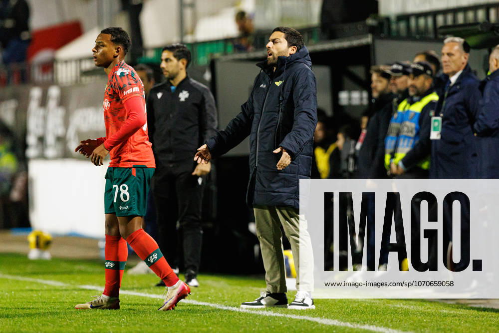 Vasco Botelho da Costa seen during Liga Portugal game between teams of CF Estrela Amadora and Moreirense FC (Maciej Rogowski Ball Raw Images) Amadora Estadio Jose Gomes Portugal