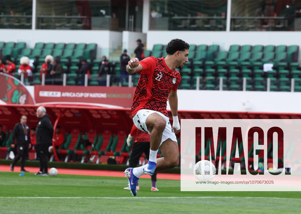 Egypt v South Africa - Africa Cup of Nations AGADIR, MOROCCO – DECEMBER 26: Egypt’s Omar Marmoush warms up before 35th Africa Cup of Nations (AFCON 2025) Group B match between Egypt and South Africa at Adrar Stadium in Agadir, Morocco, on December 26, 2025. Stringer Anadolu Agadir Morocco. Editorial use only. Please get in touch for any other usage.