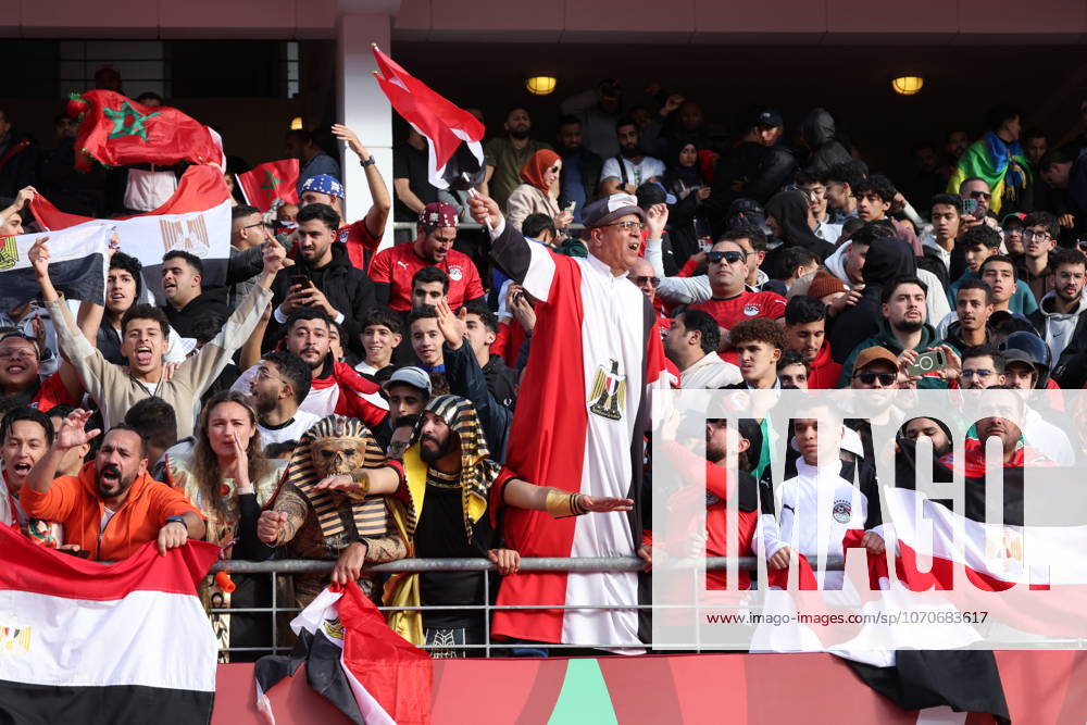 Egypt v South Africa - Africa Cup of Nations AGADIR, MOROCCO - DECEMBER 26: Fans are seen during the 35th Africa Cup of Nations (AFCON 2025) Group B match between Egypt and South Africa at Adrar Stadium in Agadir, Morocco on December 26, 2025. Stringer Anadolu Agadir Morocco. Editorial use only. Please get in touch for any other usage.