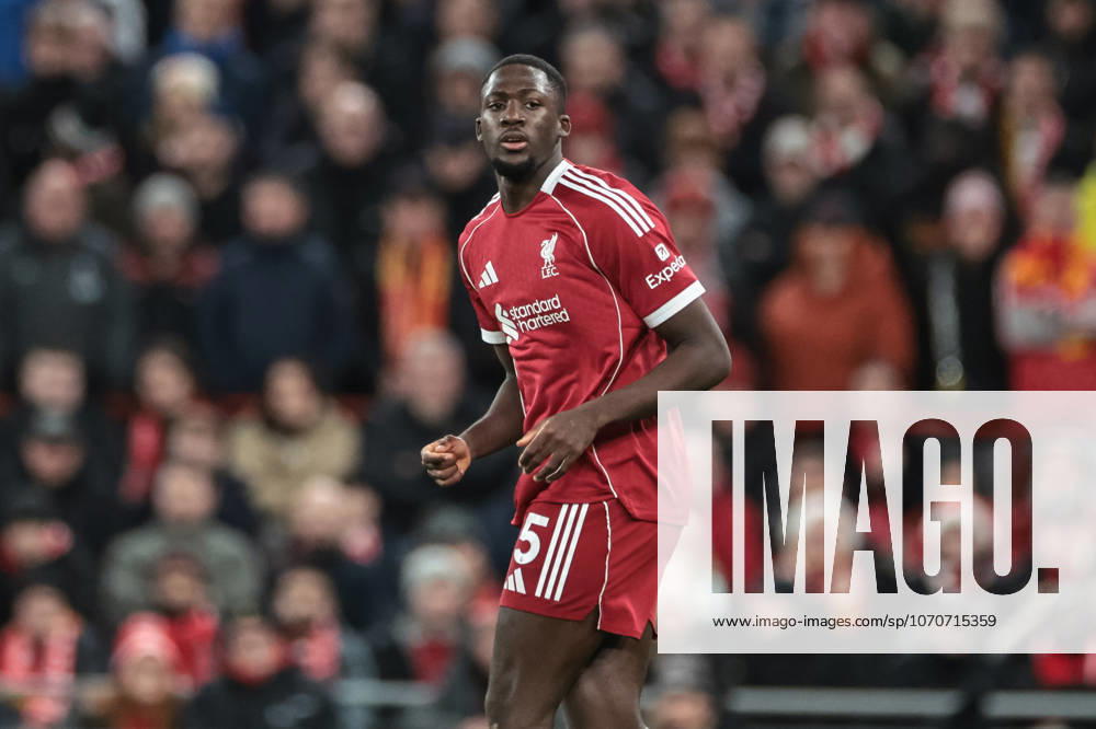 Premier League Liverpool v Wolverhampton Wanderers Ibrahima Konate of Liverpool during the Premier League match Liverpool vs Wolverhampton Wanderers at Anfield, Liverpool, United Kingdom, 27th December 2025 (Photo by Mark Cosgrove News Images) Liverpool Anfield Merseyside United Kingdom