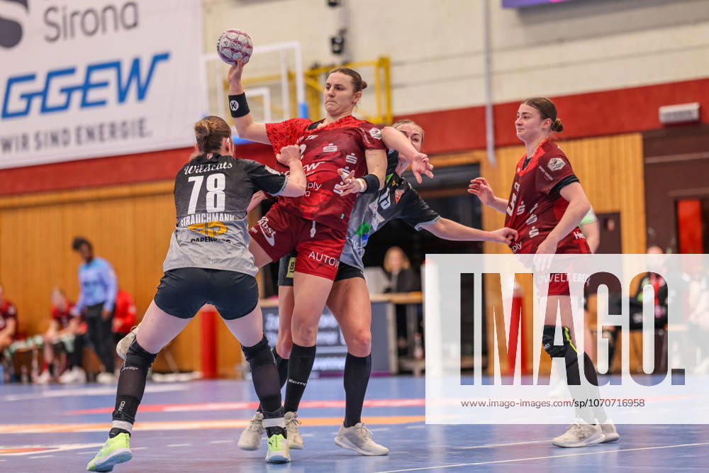 GER, Bensheim, HSG Bensheim Auerbach Flames vs SV Union Halle Neustadt, Alsco Handball Bundesliga Frauen, Handball, DHB, Spielzeit 2025 2026, Weststadthalle Bensheim, 8 Spieltag im Bild v l Mareike Thomaier HSG Bensheim Auerbach Flames Frauen 2 DFB DFL REGULATIONS PROHIBIT ANY USE OF PHOTOGRAPHS AS IMAGE SEQUENCES AND OR QUASI VIDEO