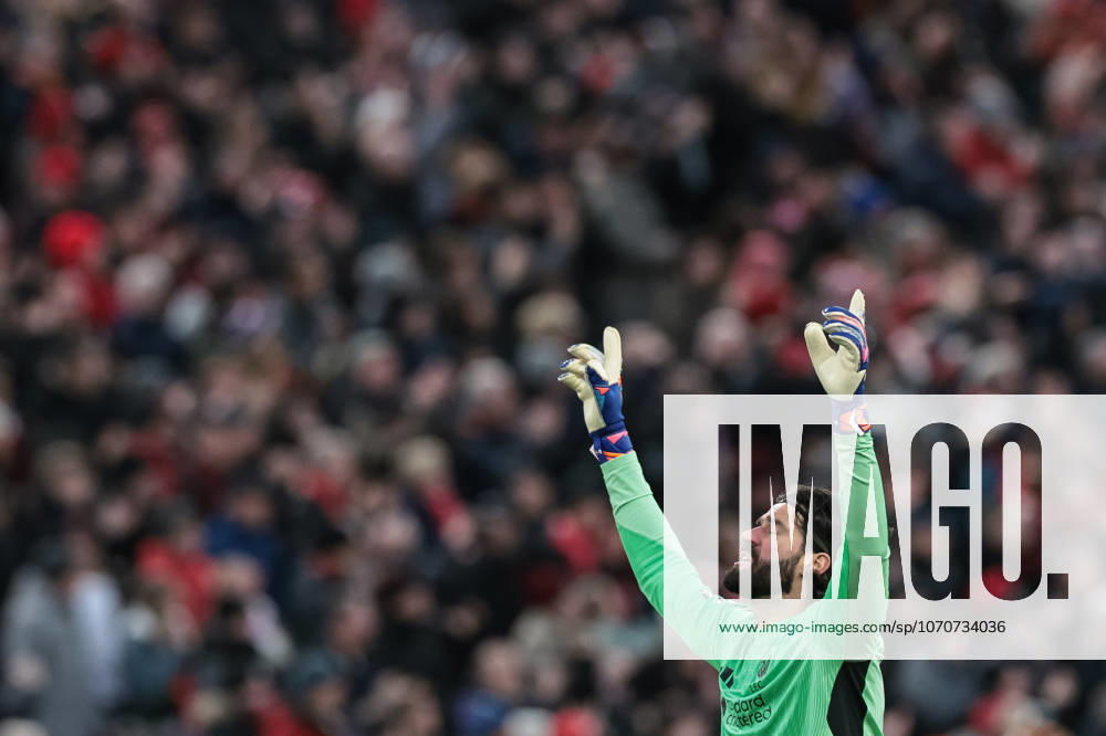 Premier League Liverpool v Wolverhampton Wanderers Alisson Becker of Liverpool celebrates a goal during the Premier League match Liverpool vs Wolverhampton Wanderers at Anfield, Liverpool, United Kingdom, 27th December 2025 (Photo by Mark Cosgrove News Images) Liverpool Anfield Merseyside United Kingdom