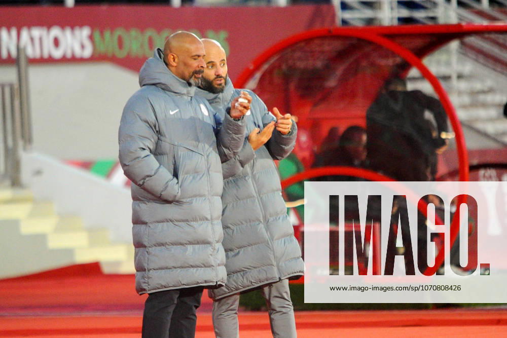 Coach Eric Chelle of Nigeria during the Africa Cup of Nations (AFCON) match between Uganda and Nigeria on December 30th, 2025 at Complexe Sportif De Stade, Fes, Morocco. Photo by Segun Ogunfeyitimi