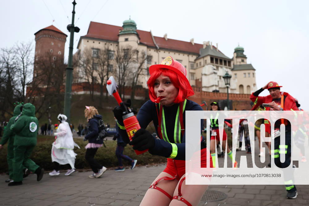 New Year s Eve Run In Krakow Participants in costumes take part in the New Year s Eve Run in Krakow, Poland on December 31, 2025. Krakow Poland