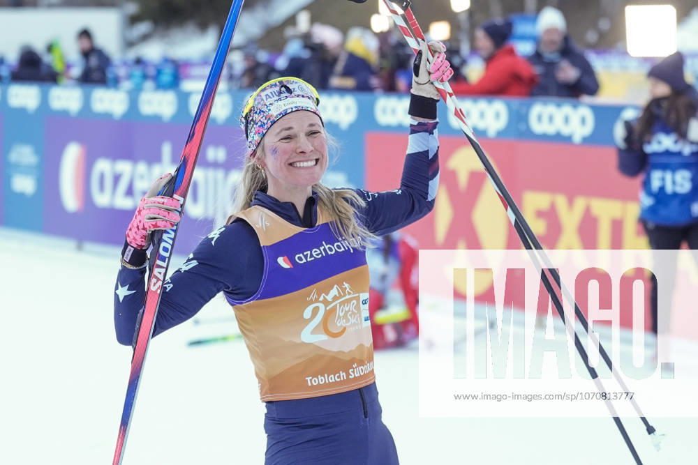 Ski Tour 2025 26 Stage 4 Toblach, Italy 20251231 USA s Jessie Diggins after the 5 km heat free technique for women in Toblach Photo Terje Pedersen NTB Toblach Italy RESTRICTED USE FOR BETTING COMPANIES
