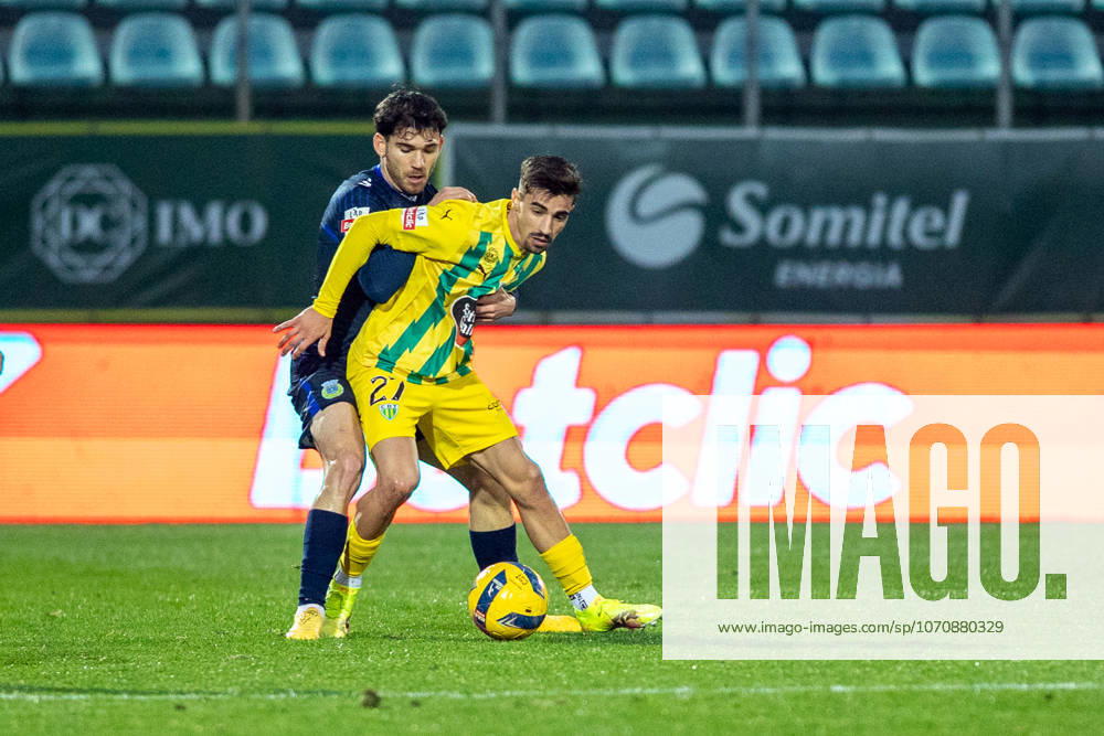 FOOTBALL - Tondela 3 vs Arouca 1, round 17 of portuguese Liga, 2025 26. Joao Cardoso Stadium, in Tondela, Portugal. Saturday, 2026 01 03. Rodrigo Conceição (27) Tondela. TONDELA VISEU PORTUGAL ESTÁDIO JOÃO CARDOSO
