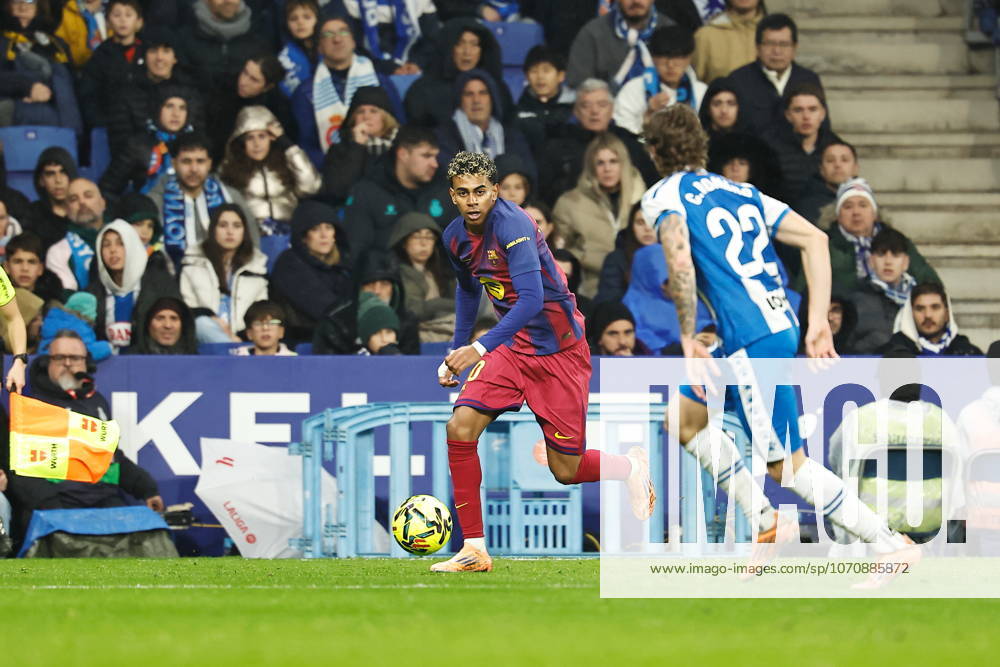 Lamine Yamal (Barcelona), JANUARY 3, 2026 - Football Soccer : Spanish LaLiga EA Sports match between RCD Espanyol de Barcelona - FC Barcelona, Barca at the RCDE Stadium in Barcelona, Spain. Noxthirdxpartyxsales aflo_315039496