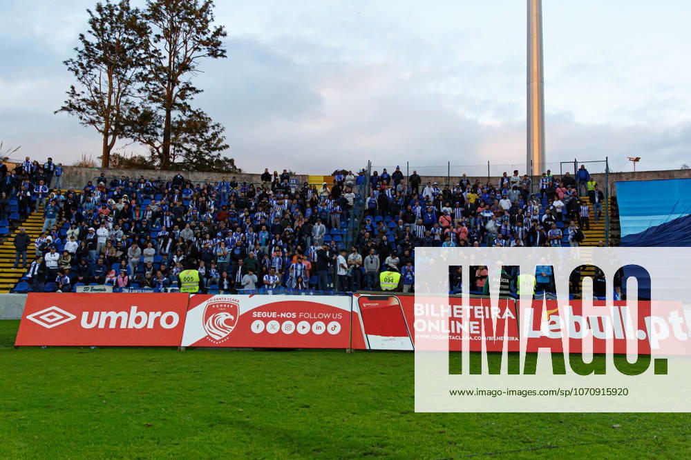 Fans of FC Porto seen during Liga Portugal game between CD Santa Clara and FC Porto (Pedro Rosa Ball Raw Images) Ponta Delgada Estadio de Sao Miguel Portugal