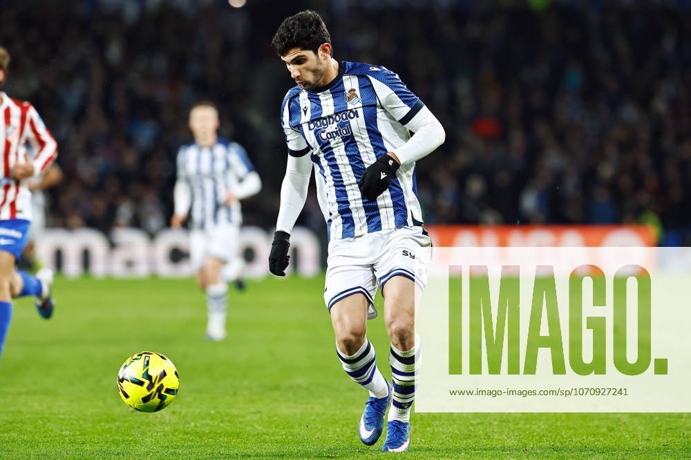 Goncalo Guedes (Sociedad), JANUARY 4, 2026 - Football Soccer : Spanish LaLiga EA Sports match between Real Sociedad - Club Atletico de Madrid at the Estadio de Anoeta in San Sebastian, Spain. Noxthirdxpartyxsales aflo_315141485