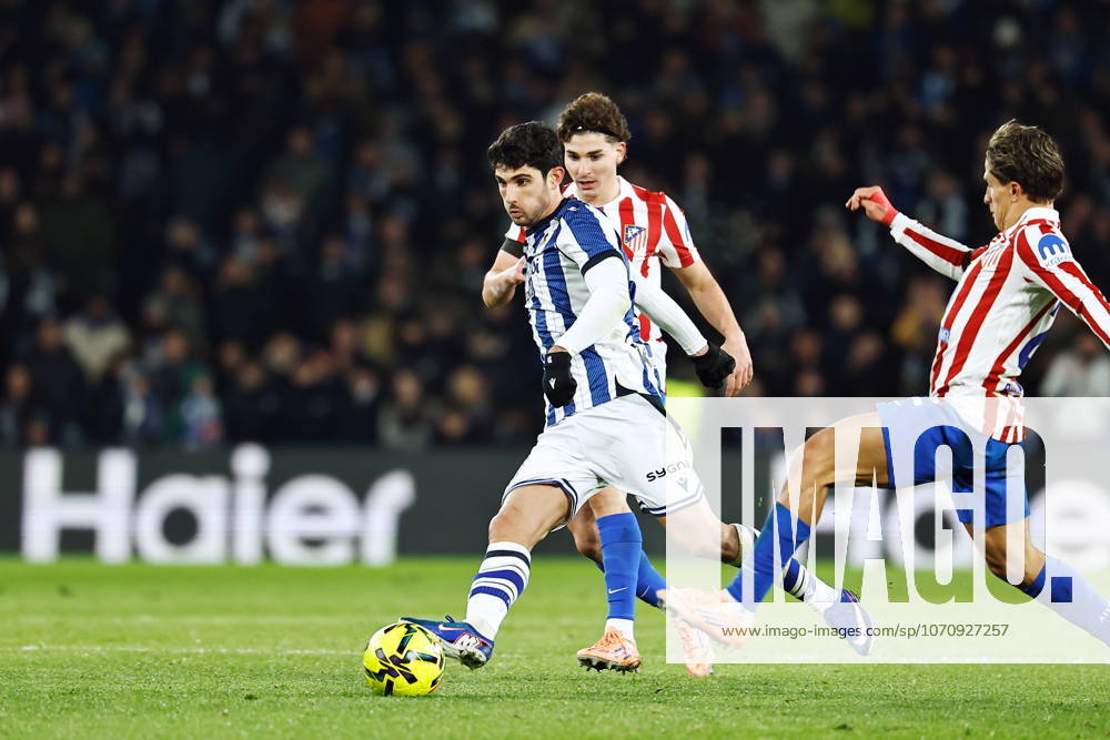 Goncalo Guedes (Sociedad), JANUARY 4, 2026 - Football Soccer : Spanish LaLiga EA Sports match between Real Sociedad - Club Atletico de Madrid at the Estadio de Anoeta in San Sebastian, Spain. Noxthirdxpartyxsales aflo_315141544
