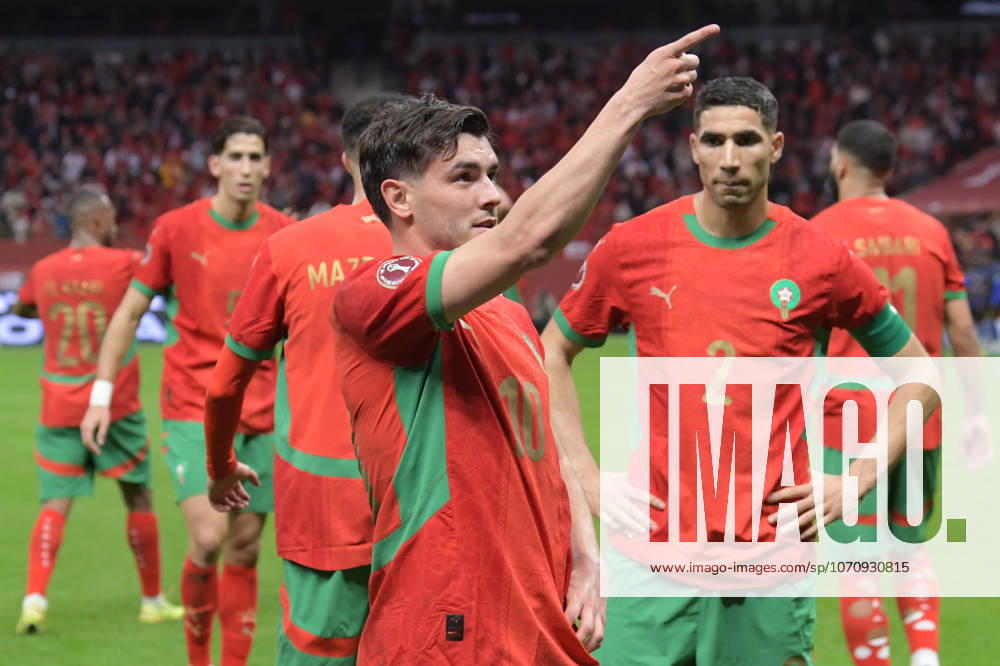 (260105) -- RABAT, Jan. 5, 2026 -- Morocco s Brahim Diaz (C) celebrates with his teammates during the Africa Cup of Nations round of 16 football match between Morocco and Tanzania in Rabat, Morocco, Jan. 4, 2026. (Photo by Xinhua) (SP)MOROCCO-RABAT-FOOTBALL-AFRICA CUP OF NATIONS-MOROCCO VS TANZANIA Aissa