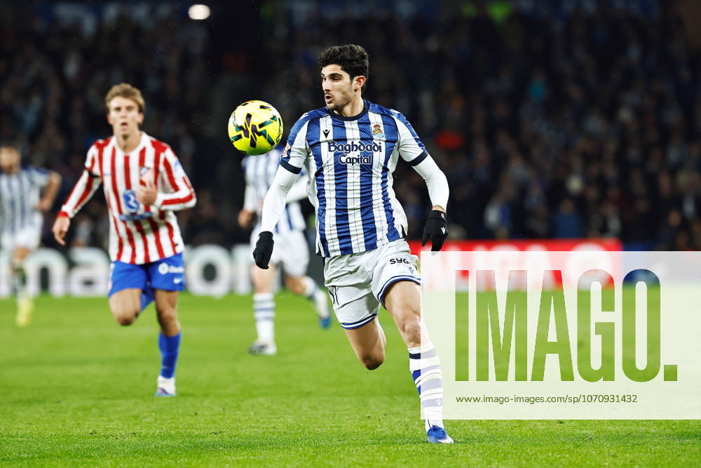 Goncalo Guedes (Sociedad), JANUARY 4, 2026 - Football Soccer : Spanish LaLiga EA Sports match between Real Sociedad - Club Atletico de Madrid at the Estadio de Anoeta in San Sebastian, Spain. Noxthirdxpartyxsales aflo_315160846
