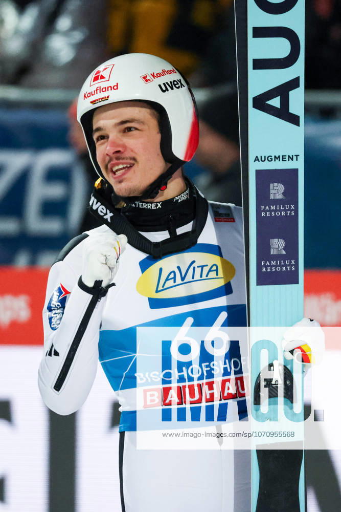 Bischofshofen, Austria 05 January 2026 74 Four Hills Tournament Bischofshofen 2025 2026 Qualification In the picture Raimund Philipp SC Oberstdorf Paul Außerleitner Ski jump
