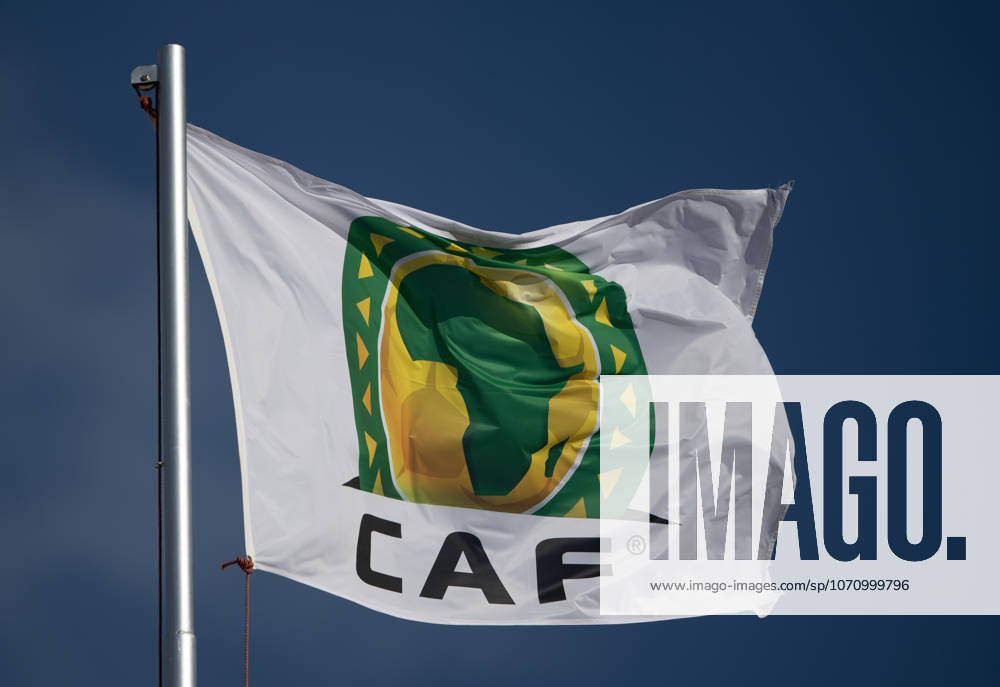 Egypt v Benin Round Of 16 - Africa Cup Of Nations AGADIR, MOROCCO - JANUARY 5: Confederation of African Football (CAF) flag during the Africa Cup Of Nations Round Of 16 match between Egypt and Benin at Stade Adrar on January 5, 2026 in Agadir, Morocco. Agadir Morocco