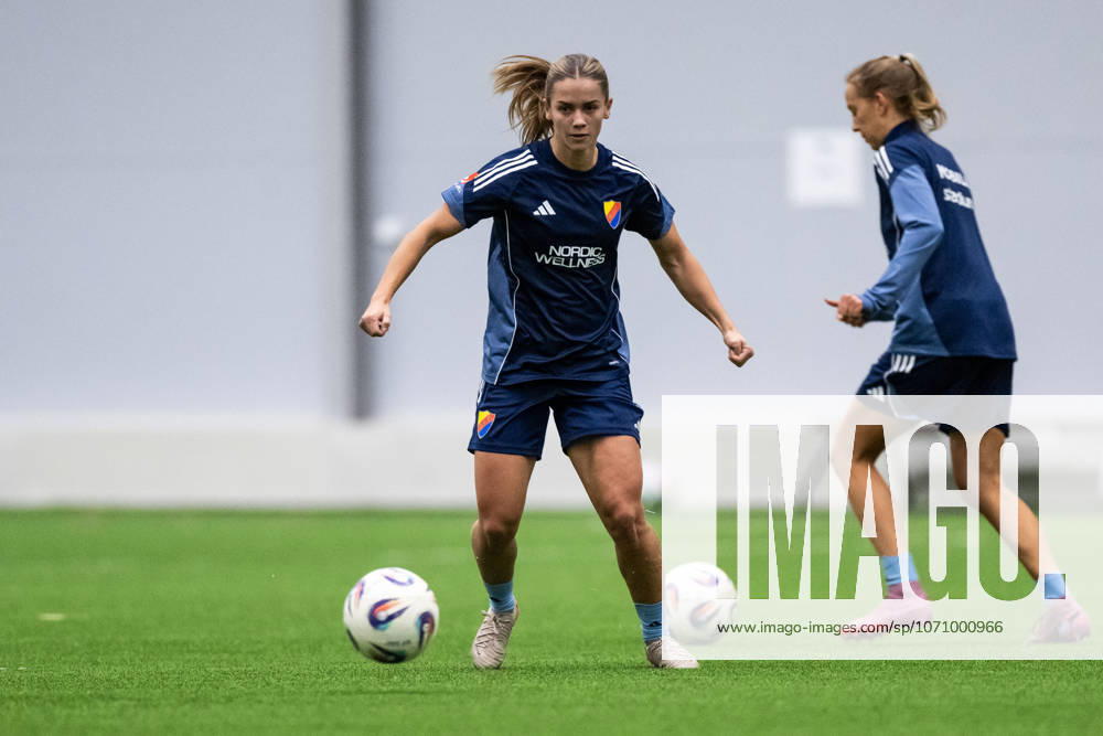 Johanna Renmark during a training session with Djurgarden on January 7, 2026 in Stockholm