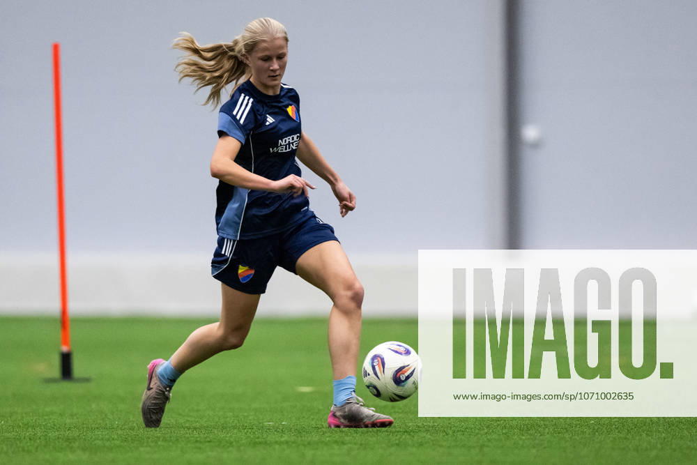 Rebecca Jakobsson during a training session with Djurgarden on January 7, 2026 in Stockholm
