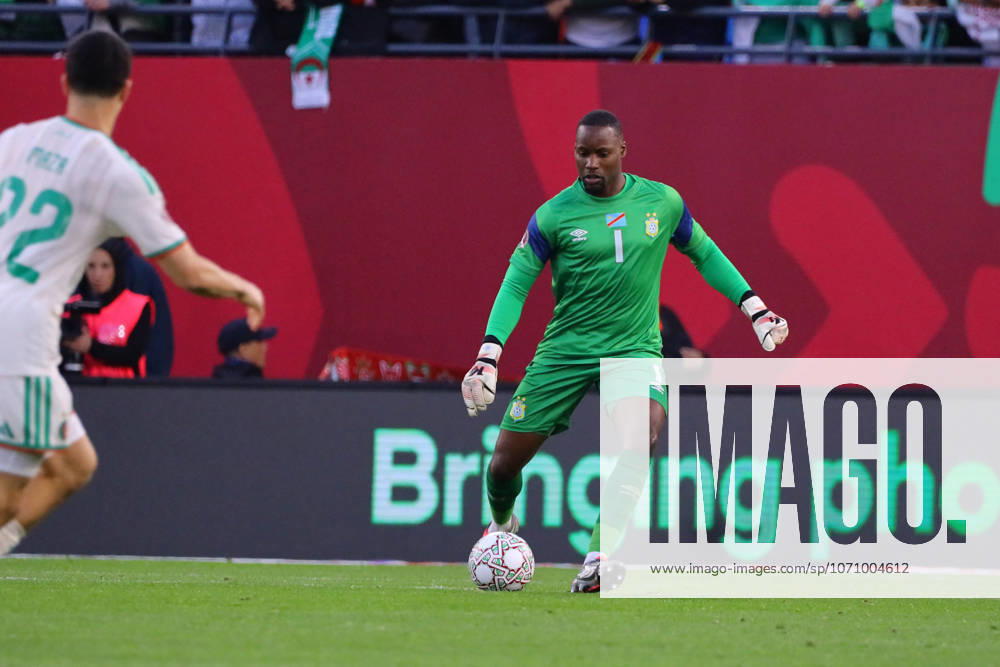 CAF - Algeria v Congo DR Congo goalkeeper Lionel Mpasi (1) during 2025 Africa Cup of Nations in Morocco - Algeria v Democratic Republic of Congo. A tense Round of 16 clash between Algeria and the Democratic Republic of Congo during the Africa Cup of Nations 2025 at Stade Prince Héritier Moulay El Hassan in Rabat, Morocco. The knockout tie brings top African talents together in pursuit of continental glory in front of passionate fans. Photo by Kevin Ngandu Katayi ABACAPRESS.COM Rabat Morocco