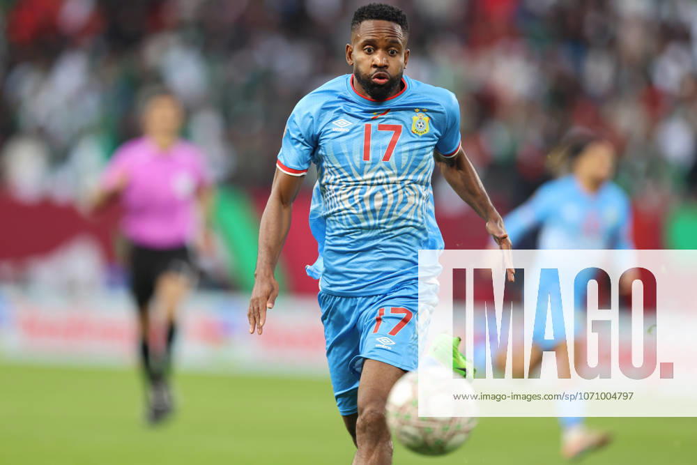 TotalEnergies CAF AFACON Morocco 2025 - Algeria - DR Congo -Stade Prince Moulay El Hassan - Rabat - Morocco DR Congo s Cedric Bakambu (17) in action during the Africa Cup of Nations (CAN) 2025 Round 16 football match between Algeria and Democratic Republic of Congo at Stade Prince Moulay EL Hassan in Rabat on January 06, 2026. December 2025