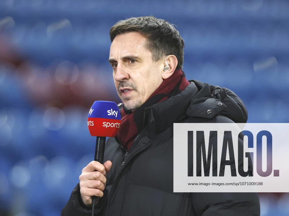 Burnley, England, 7th January 2026. Former Manchester United, ManU player and now SKY TV pundit Gary Neville during the Burnley vs Manchester United Premier League match at Turf Moor, Burnley. Picture credit should read: Cody Froggatt Sportimage . SPI_018_CF_Burnley_Man_Utd_ SPI-4437-0023