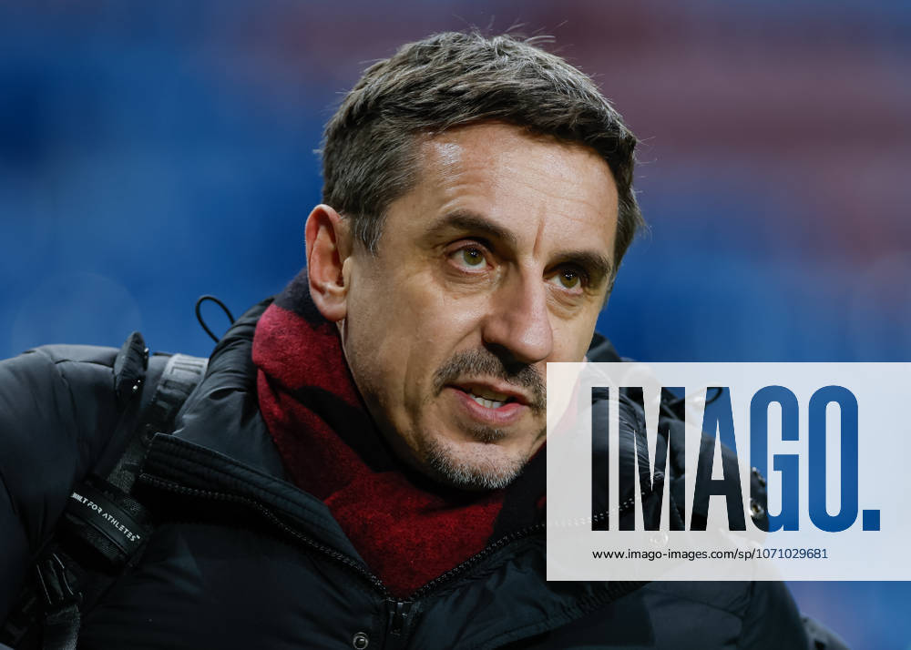 Burnley, England, 7th January 2026. Former Manchester United, ManU player and now SKY TV pundit Gary Neville ahead of the Burnley vs Manchester United Premier League match at Turf Moor, Burnley. Picture credit should read: Cody Froggatt Sportimage . SPI_072_CF_BURNLEY_V_MANCHESTER_UNITED SPI-4437-0071