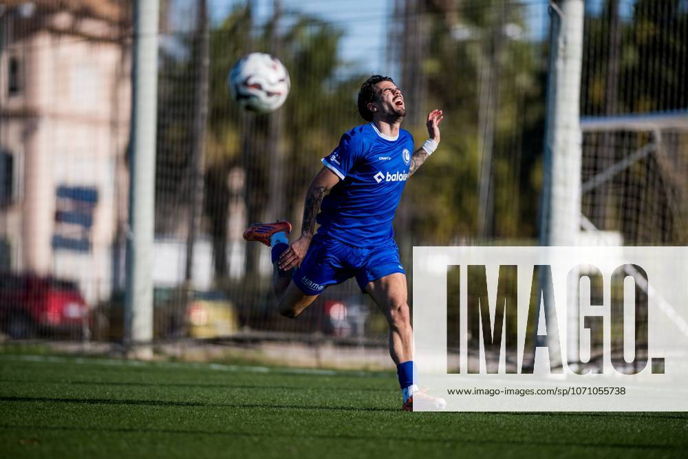 Gent s Tiago Araujo pictured in action during a friendly soccer game between Belgian KAA Gent and Romanian CFR 1907 Cluj, at the winter training camp in Oliva, Spain, Friday 09 January 2026. JASPERxJACOBS x154747557x